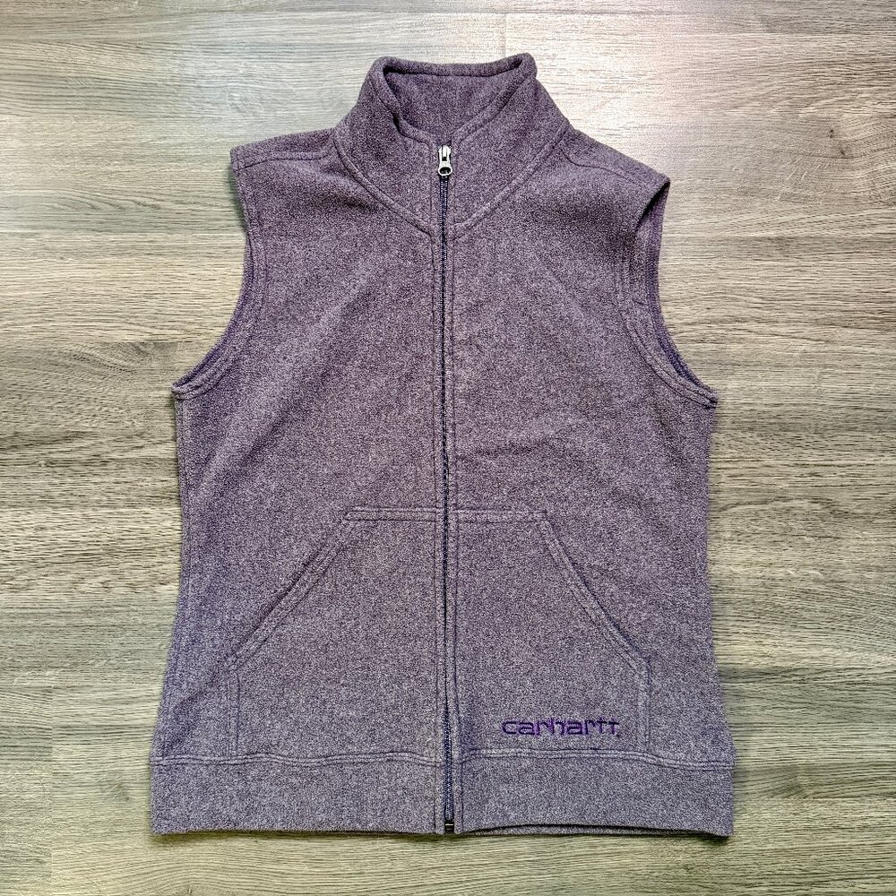 Carhartt Women's Fleece Vest - Purple/Grey